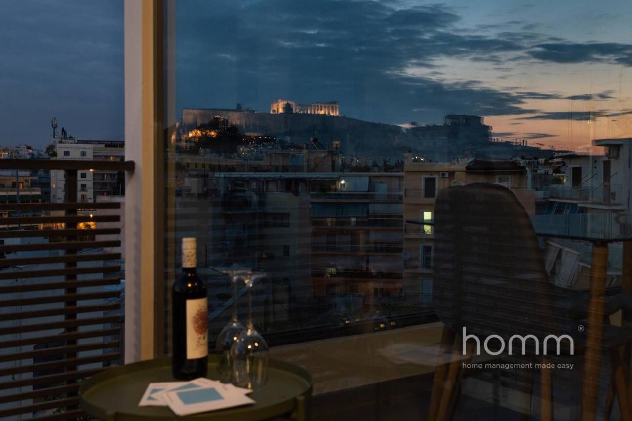 Appartement 59M² Homm Loft- Penthouse With Acropolis View,2Ppl à Athènes Extérieur photo