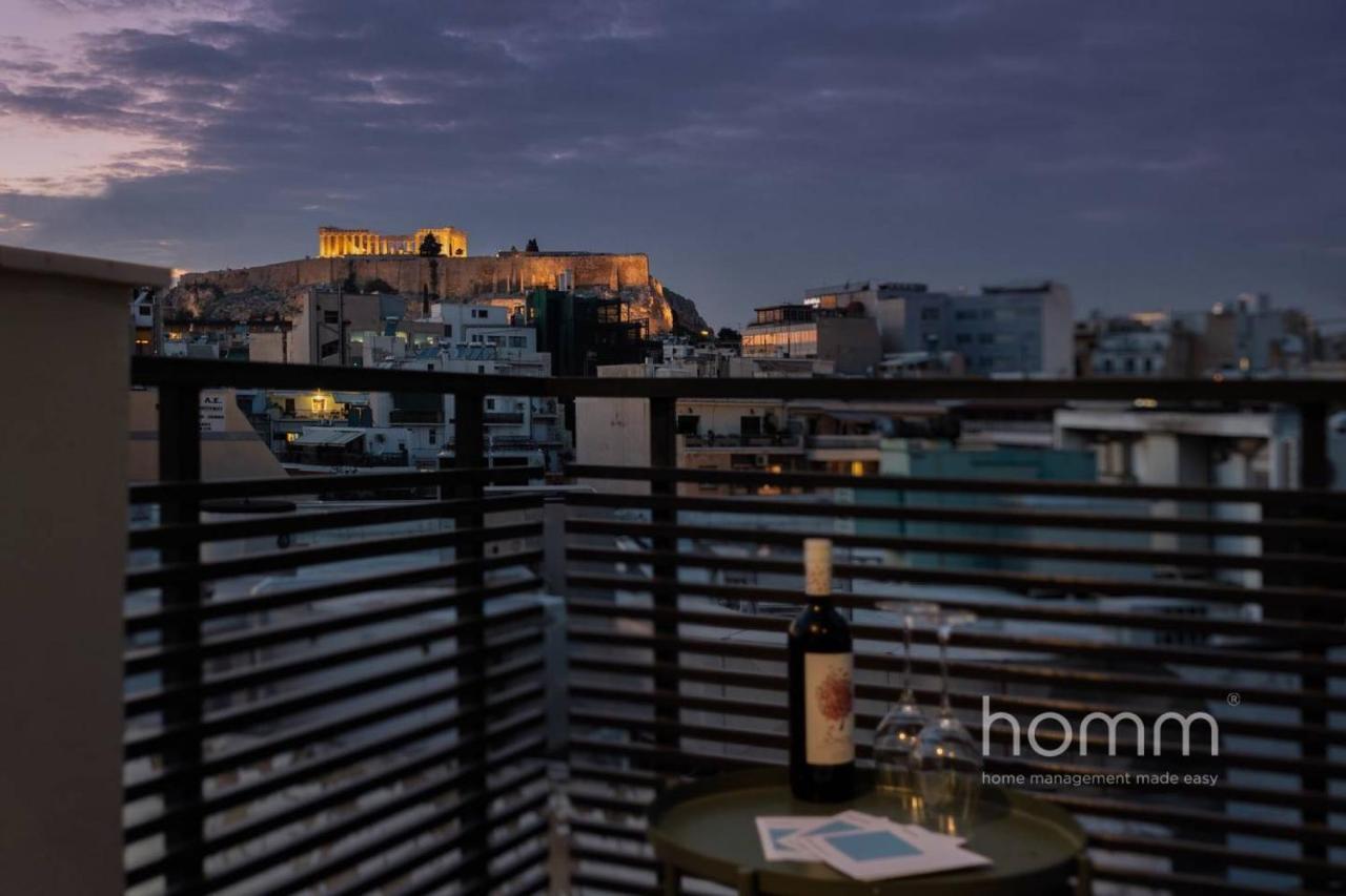 Appartement 59M² Homm Loft- Penthouse With Acropolis View,2Ppl à Athènes Extérieur photo