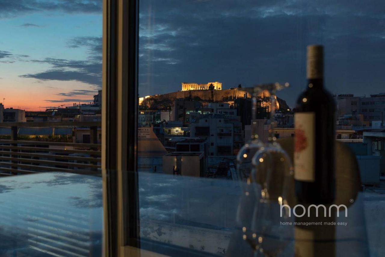 Appartement 59M² Homm Loft- Penthouse With Acropolis View,2Ppl à Athènes Extérieur photo